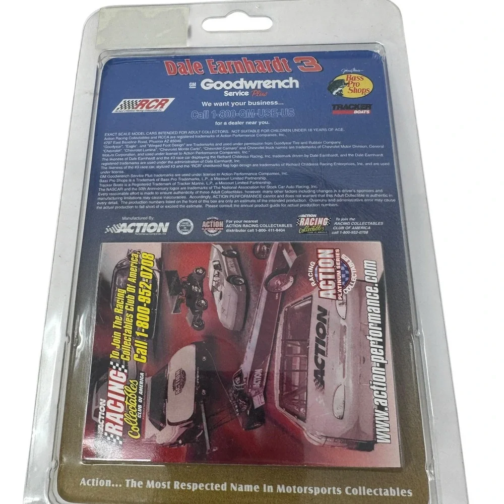 Dale Earnhardt #3 Bass Pro Shops 1998 Monte Carlo Action 1:64 NASCAR NIP